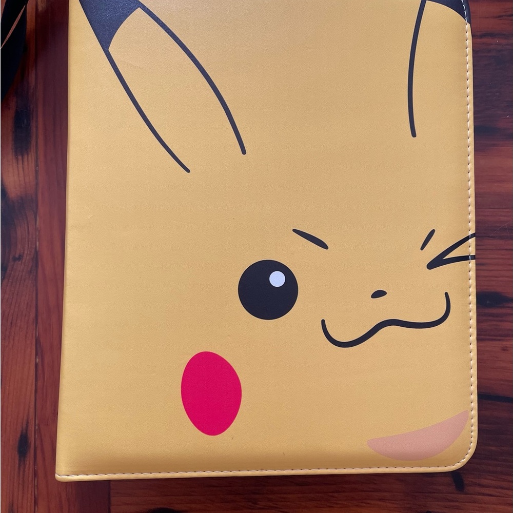 Pikachu Kids Leather Accessory Case - Yellow
